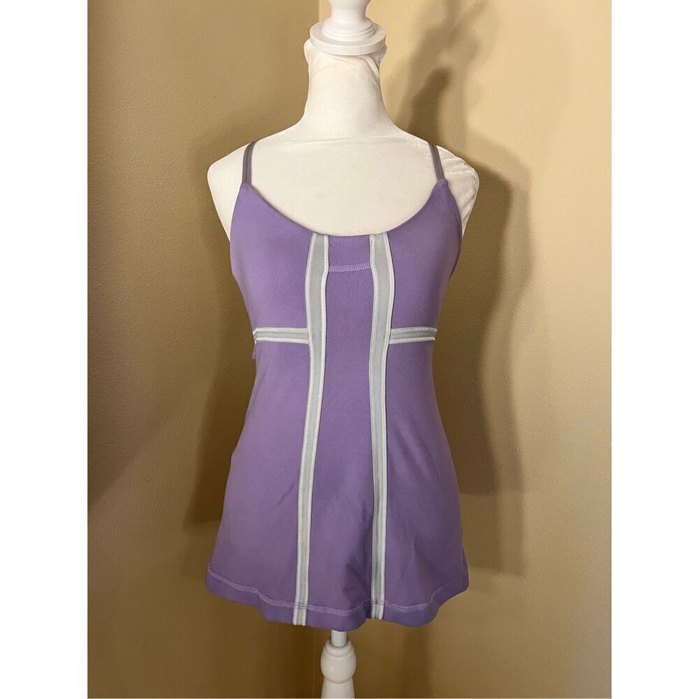 Lululemon Lavender Purple Mynah Athletic Tank Top Size 6